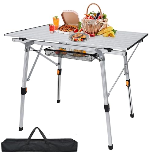 Table de camping pliable stable pour sol irrégulier de jardin - 2