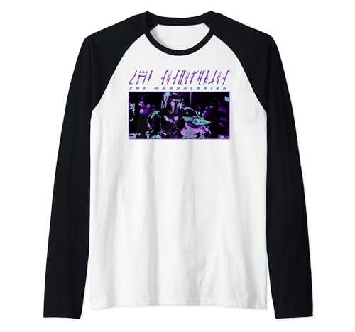 T-shirt Raglan Star Wars The Mandalorian The Child vêtement baseball enfant Grogu