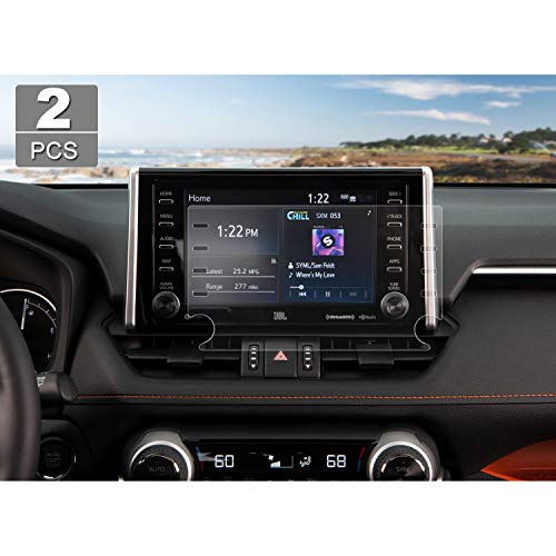 2Pack LFOTPP CenterTouch Control Screen Protectors for 2019 2020 Corolla Hatchback 8-Inch, PET Plastic Center Touch HD Crystal Clear in-Dash Navigation Protective Film