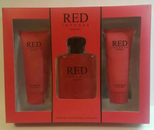 Red Intense Cologne 1.7 oz, Shower gel 2.8 oz & 2.8 oz After Shave Balm 3Pc Set Active