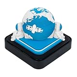 Fabig2025 ライト付き立体 3D カレンダー 地球のパノラマ探検 立体メモ帳 宇宙人置物 紙彫刻 創作カレンダー デスクトップ装飾カレンダー クリスマスプレゼントK12