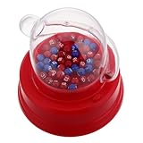 Toyvian Elektrische Lotto Maschine mit Kugeln Stabiles Bubble Spiel für Vielseitiges Ratespiel Partyset für Jungen und Mädchen Schnelles Ziehen Zuverlässige Zahlenziehung