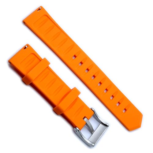Image of WAMD Quick Release Silicone Rubber Watch Straps - Mercury - 18mm, 20mm, and 22mm Watch Straps for Watches.