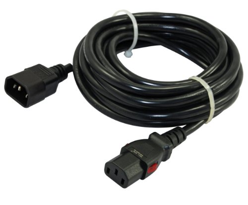 Conntek C14LC13-180 10-Amp 15-Feet IEC C14 a blocco IEC C13 con funzione Push Lock