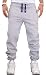 Produktbild RMK Herren Hose Jogginghose Trainingshose Fitnesshose Uni Einfarbig H.02H.02 Hell-Grau 5XL