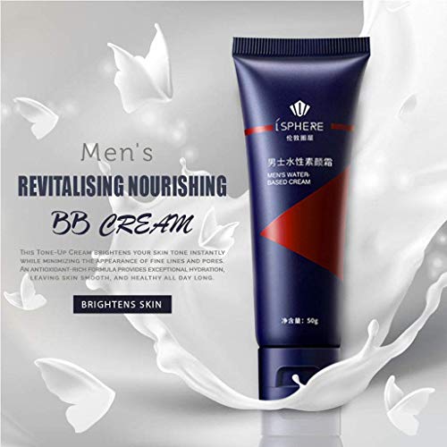 Men's Revitalising Nourishing Tone Up BB Cream Concealer - Advanced Tone-Up Enhancer Based