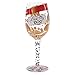 Designs by Lolita “Love My Dog” Hand-painted Artisan Wine Glass, 15 oz.