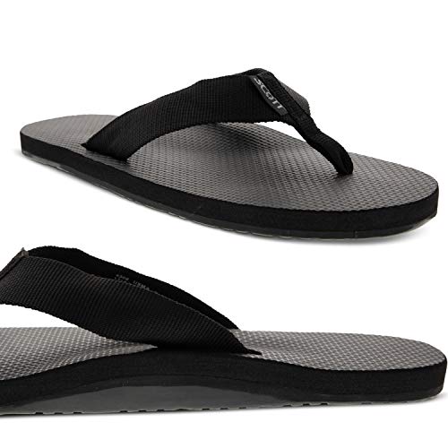 Scott Hawaii Men's Haleiwa Sandal | Tubualr Nylon Strap Rolls Against Skin | Lightweight Molded Outsole With Arch | Podiatrist Recommended | Narrow Width Flip Flop4