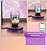 Nixie Tube Clock | Smart App Control Digital Clock, Customizable Display Settings, Retro Futuristic Cyberpunk Design Desk Timepiece, Unique Unusual Present for Home or Office, Flask Table Clock