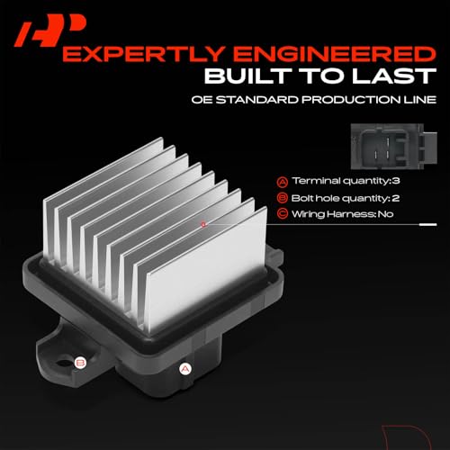 Image of A-Premium Front HVAC Blower Motor Resistor Compatible with Mitsubishi Outlander 2014-2019, Outlander Sport 2014-2019, Eclipse Cross 2018-2019 - Replace# 7802A240