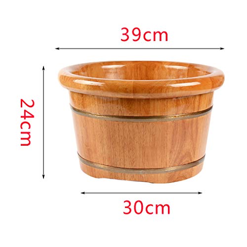 Cuenca de madera para pedicure y baño de pies con masaje miniatura 4