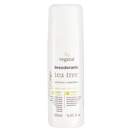 Vegana Desodorante Corporal Tea Tree 120ml, VEGANA
