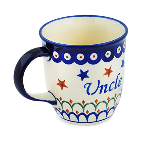 Taza de cerámica polaca 12 oz con diseño Wujek-Uncle miniatura 3