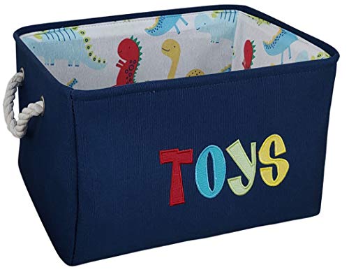 Image of MAIZMZ Rectangular Storage Basket Collapsible Organizer Bin Waterproof Toy Box for Organizing Home/Dorm/Kitchen/Pet/Office/Closet/Shelf/Gift Baskets