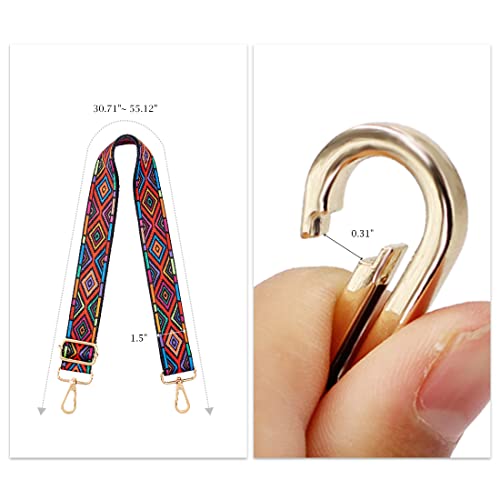 Image of TANOSII Wide Purse Strap Adjustable Replacement Shoulder Crossbody Strap Handbag Strap