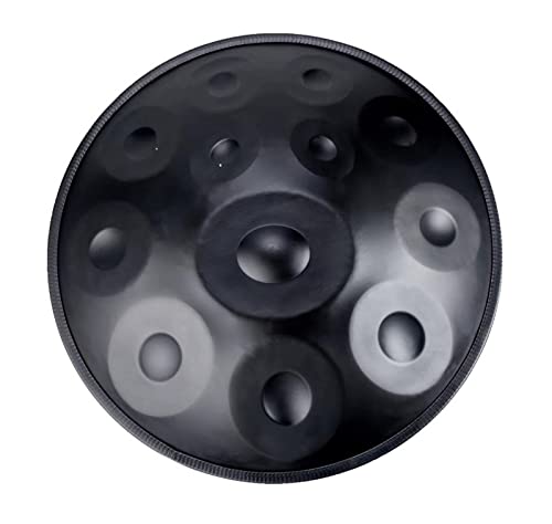 Steel Tongue Drum 9 notas 22 pulgadas con soporte y estuche