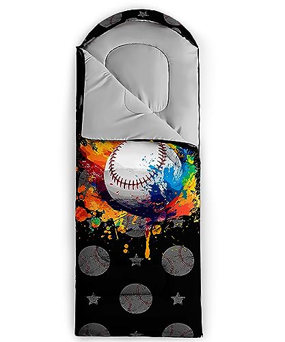 Image of QOOMO Camping Sleeping Bags,3 Season Warm & Cool Weather,Lightweight,Waterproof Sleeping Bags for Adults & Kids,Traveling,and Outdoors,Camping Gear Equipment