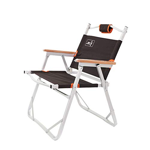 Chaise pliante anti-enfoncement pour camping et jardin - Fauteuil léger robuste