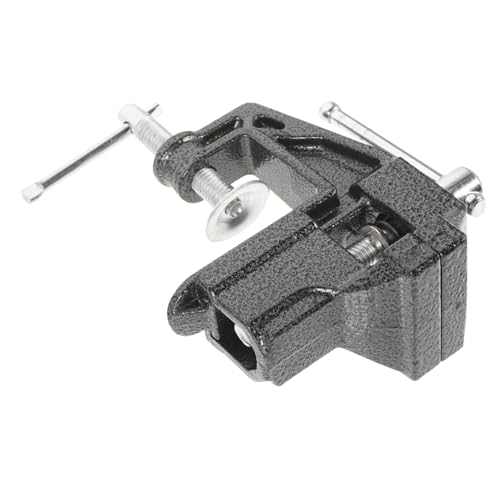 VILLCASE 360 Degree Rotation Table Vise Woodworking Bench Vise Clamp for Jewelry Making