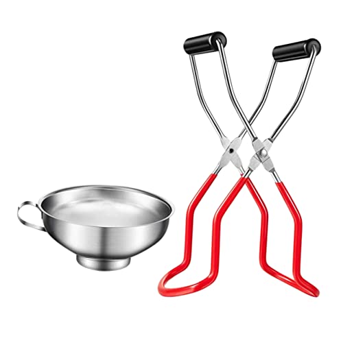 WEKADRIN Pinzas Para Enlatar Pinza Para Botellas Recogedor De Botellas Clip Para Latas Para Alimentador Antiescaldaduras y Elevadores De Latas Para Tarros