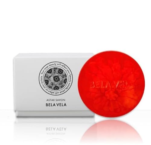 ASTAX SAVON BELA VELA(ベラベラ) アスタキサボン 洗顔石鹸 固形 せっけん 毛穴 くすみ 125g cica 泡 石鹸 シカ 石けん 洗顔せっけん 固形石鹸 60代 50代 40代 30代 手作り 敏感肌 美白 美容石鹸 化粧石鹸 ギ