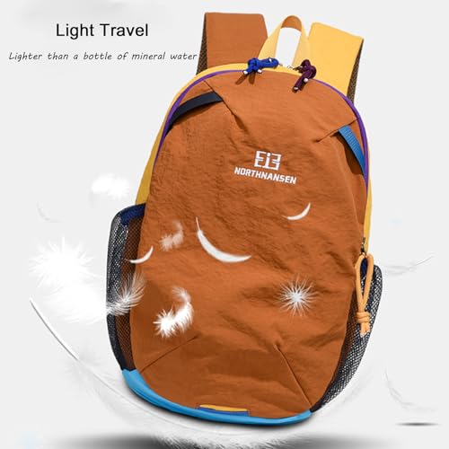 Mochila pequeña para senderismo ligera con diseño color-block miniatura 4
