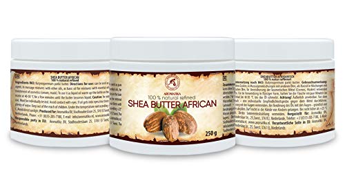 Shea boter 250g geraffineerd, 100% puur natuurlijke lichaamsboter - rijk aan mineralen & vitamines voor intensieve… - Image 3