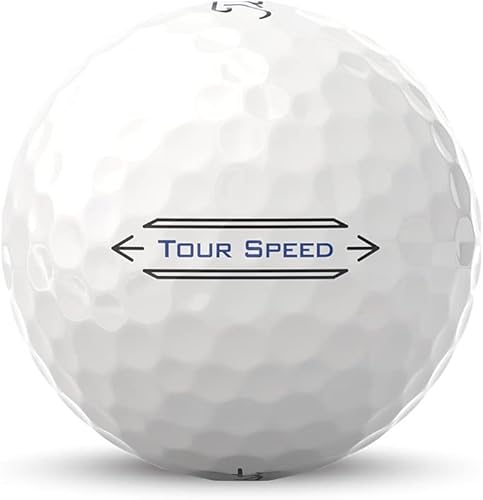 Vista 3 de Titleist Tour Speed Yellow Golf Balls Blanco