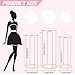 3PCS Cylinder Pedestal Stands for Parties, Gold Metal Plant Round Cylinder Stands for Party Flowers, Display Columns Pedestal Stand Cylinder Tables for Vases Birthday Party Backdrop Decorations