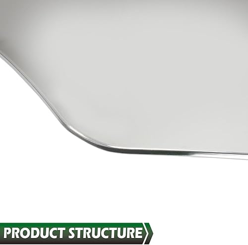 Miniatura 8 de GRAND ORANGE Juego de parachoques de esquina cromada para camioneta compatible con Volvo VNL 300 430 630 670 730 780 2004-2015 lado del conductor y