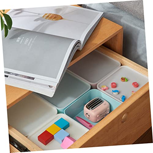 Cabilock 3Pcs Box Storage Box Glove Box Toy Containers Containers With Lids Storage Box Bins With Lids Stackable Storage Boxes Bathroom Stackable Box Toy Box Sundries Box Plastic #TOP4