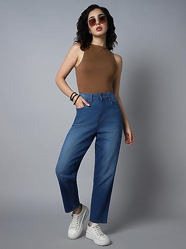 Image of HIGH Star Women's Regular Fit Mid Rise Jeans