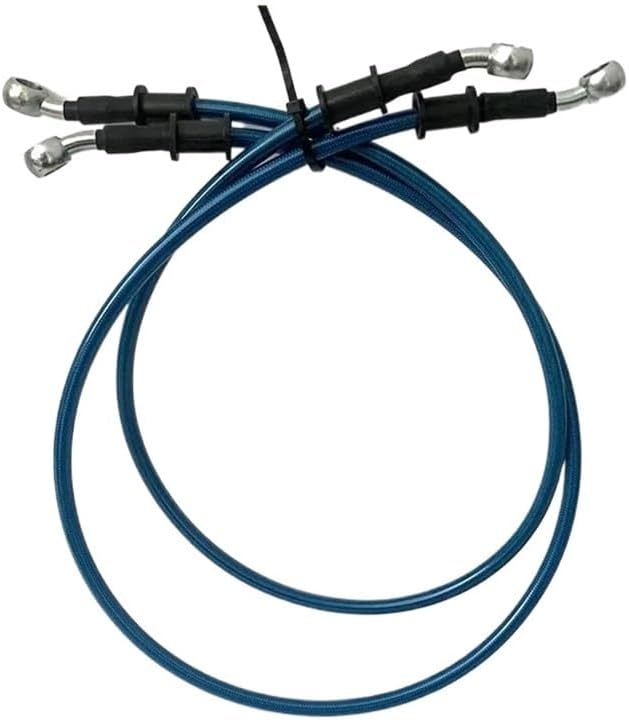 Universal for Motorcycle Brake Hose Line Steel Brake Cable Lengh 40cm-150cm Hydraulic Brake Hose Banjo Head Both Sides 28°