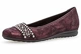  Gabor - Bailarinas de Cuero para mujer Rojo rojo, color Rojo, talla 43 EU