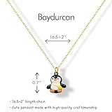Baydurcan Penguin Necklace Penguin Gifts for Women Cute Necklace for Women