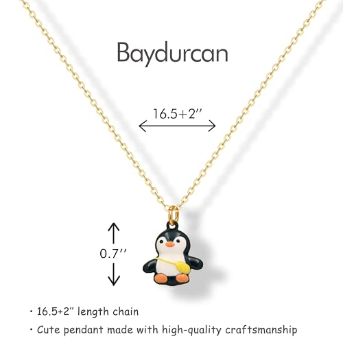 Baydurcan Penguin Necklace Penguin Gifts for Women Cute Necklace for Women