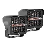 5 Inch LED Driving Lights, 120W Super Bright Offroad Light with Amber DRL, IP68 Waterproof Work Light Spot Flood Combo for Wrangler, ATV, SUV, UTV, Trucks, Pickup, 4x4, F150