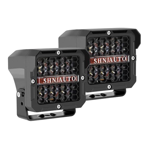 5 Inch LED Driving Lights, 120W Super Bright Offroad Light with Amber DRL, IP68 Waterproof Work Light Spot Flood Combo for Wrangler, ATV, SUV, UTV, Trucks, Pickup, 4x4, F150