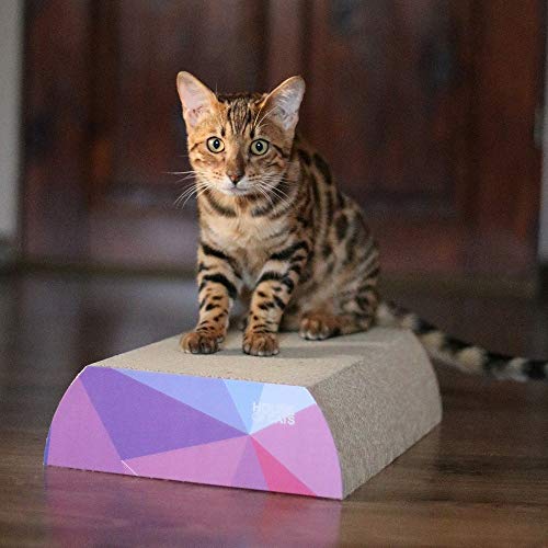 Arbre à chat pour chat d'appartement manquant d'espace avec griffoir triangle - 2