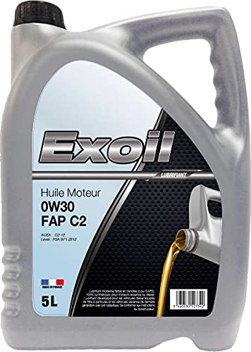 Huile moteur EXOIL 0W30 spec. PSA [B71 2312] 5L