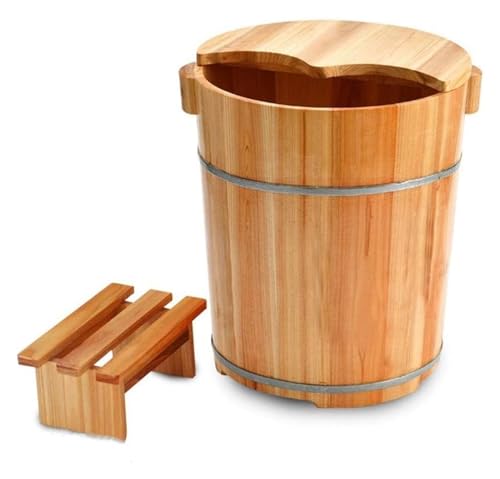 Tina de Madera Maciza para Pies Multicolor