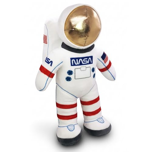 ArtCreativity 12' Super Soft Plush Toy Astronaut Figurine, Realistic Astronaut with NASA & USA Flag Arm Patches, Space Room Decor Astronauts for Kids...