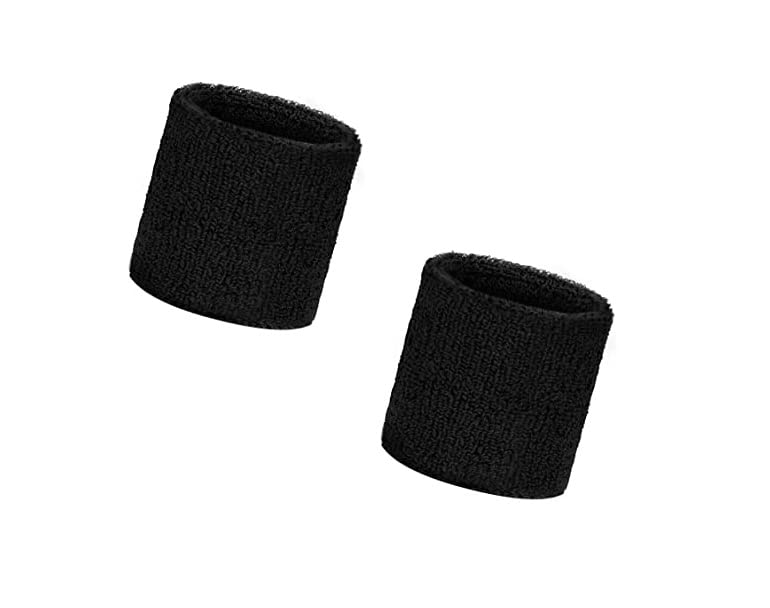 Canbee Wrist Band for Tennis, Badminton, Basket Ball, Weight lifiting, Gym, Yoga, Cricket and All Sports etc. Band 3 inch 1 Pair (Black) (B0C3MRHVQP) Amazon Price History, Amazon Price Tracker