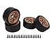 Dilwe RC Drift Tires, 4 Pcs/Set RC Cars Drift Wheels, Plastic Whees & Tire Replacement for ARRMA Infraction, Felony, Slash 1/7 1/8 RC Professional Sports Car, Brown