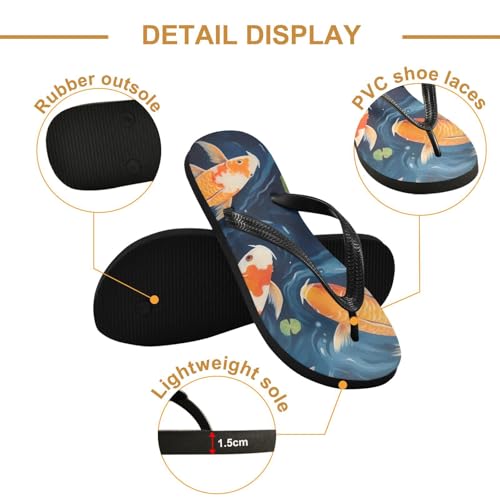 Carp Lotus Flip Flop Beach Summer Casual Sandal for Women & Men Shower Shoes 208531382