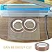 Luxshiny PTFE Tape 25mm X 10m High Temperature Heat Insulation Hand Vacuum Sealer Tape for Industrial Sealing and Vacuum Sealers