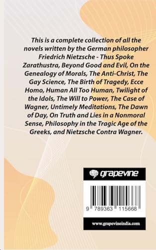 Image of The Complete Works of Nietzsche: including Thus Spake Zarathustra, Beyond Good and Evil, Human All Too Human, The Birth of Tragedy and many more