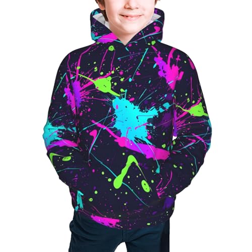 Tropical Hawaiian Palm Leaves Hoodie Youth Hooded Sweatshirt 3D Digital Printed With Pockets Tops