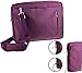 Navitech Purple Sleek Water Resistant Travel Bag - Compatible with GOODTEL 11 Inch Android Touch Tablet