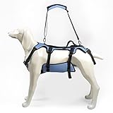 COODEO Dog Lift Harness, Support & Recovery Sling, Pet Rehabilitation Lifts Vest Adjustable Breathable Straps for Old, Disabled, Joint Injuries, Arthritis, Paralysis Dogs Walk (XXLarge)